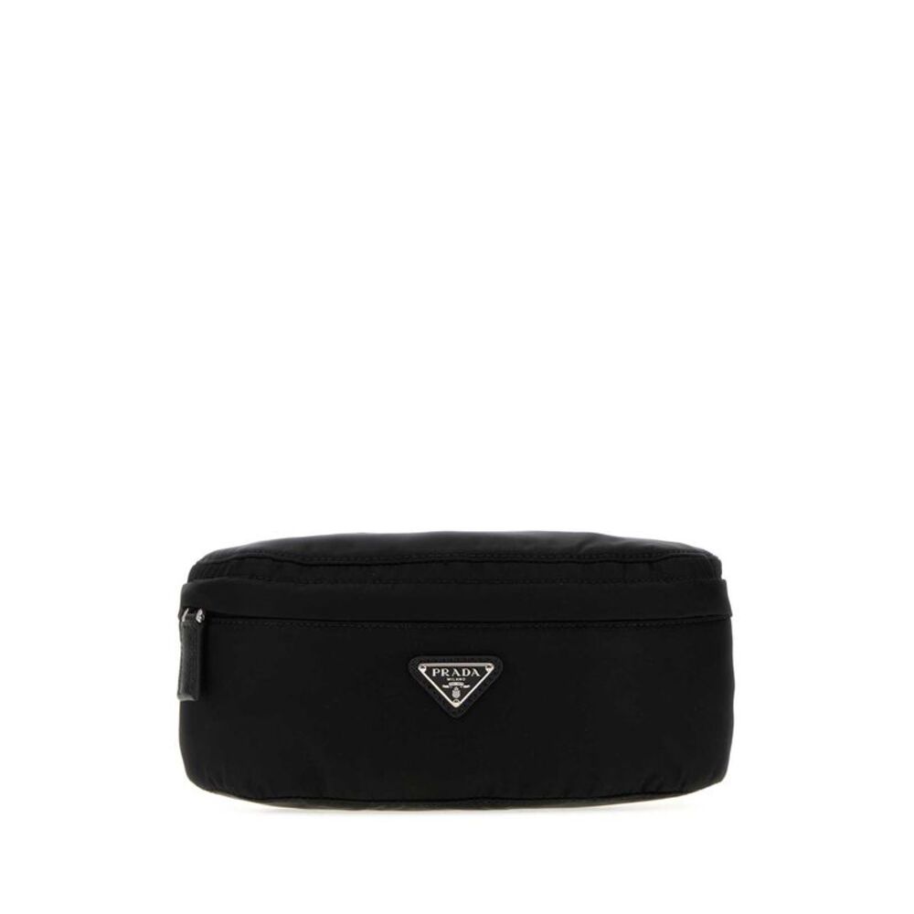 Prada Men Black Re-Nylon Belt Bag